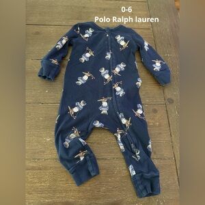 Ralph Lauren Polo sleep onesie size 0-6
